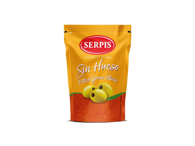 Žaliosios alyvuogės SERPIS, be kauliukų, 175 g