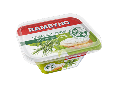 Tepamasis RAMBYNO sūrelis su žalumynais, 50 % rieb. s. m., 175 g