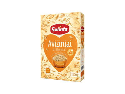 Avižiniai dribsniai GALINTA, viso grūdo, 500 g