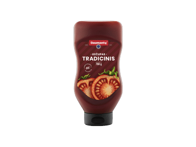 Tradicinis DAUMANTŲ kečupas, 780 g