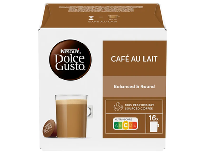 Tirpi kava NESCAFE DOLCE GUSTO CAFE AU LAIT, 160 g