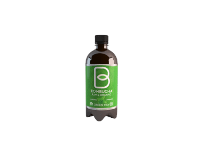 Ekologiškas žaliosios arbatos gėrimas KOMBUCHA GREEN TEA, 400 ml