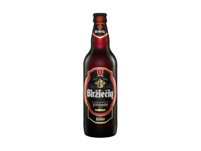 BIRŽIEČIŲ JUODASIS alus, 500 ml