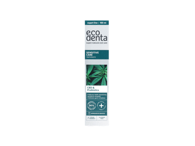ECODENTA dantų pasta su CBD ir probiotikais 100 ml