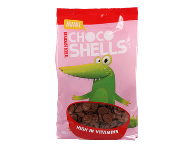 Sausi pusryčiai CHOCO SHELLS AWAKE, 500 g