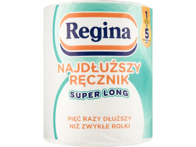 Popierinis rankšluostis REGINA SUPER LONG (2 sluoksnių), 1vnt.