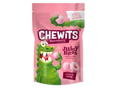 Braškių sk. kramt. sald. CHEWITS JUICY, 115 g