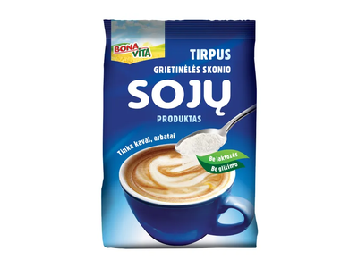 Tirpus grietinėlės skonio sojų produktas BONA VITA, 150 g