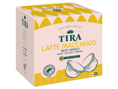 Kavos kapsulės LATTE MACCHIATO DG TIRA, 16 vnt.