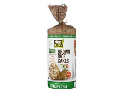 Rud.ryžių trapučiai boliv.bal., RICE UP, 120g