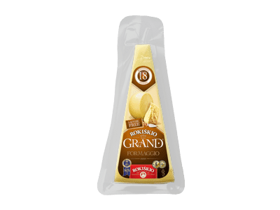Kietasis ROKIŠKIO sūris GRAND, brand. 18 mėn., 37% rieb.s.m., 180 g