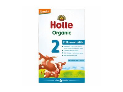 Ekologiškas pieno mišinys kūdikiams HOLLE 2, nuo 6 mėn., 600 g