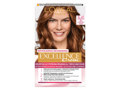 Plaukų dažai L'OREAL EXCELLENCE, Nr.6.41