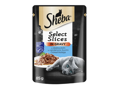 Kačių ėdalas su tunu SHEBA, 85g