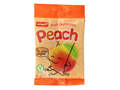 Vaisiniai guminukai RIMI PERSIKAS, 35 g