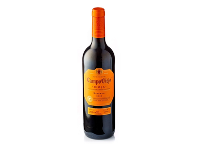 Sausas raudonas vynas CAMPO VIEJO RESERVA DOC (13,5%), 0,75 l