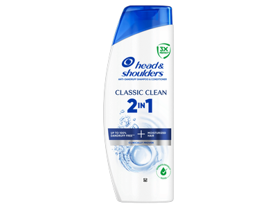 Plaukų šamp. H&S CLASSIC CLEAN 2IN1, 400 ml