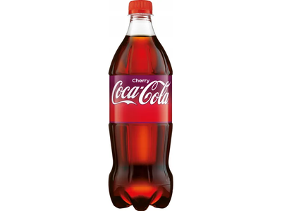 Gazuotas gaivusis gėrimas COCA-COLA CHERRY, 0,85L