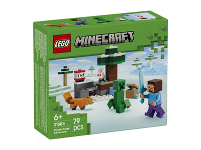 Konstruktorius LEGO Steve Taiga Nuotykis 21583