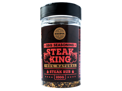 Prieskoniai SALDVA, BBQ, Steak King Rub, 200 g