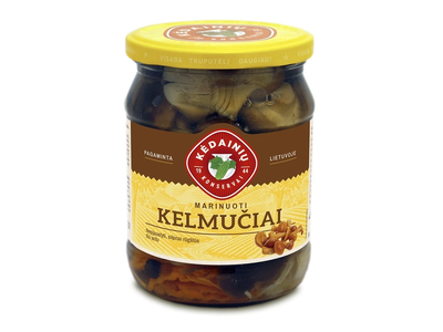 KĖDAINIŲ KONSERVŲ FABRIKO marinuoti kelmučiai NAMEKO, 480 g