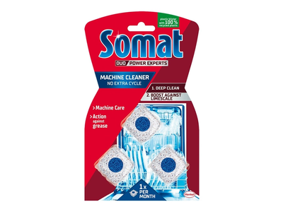 Indaplovių priežiūros priemonė SOMAT MACHINE CLEANER, 3 vnt.