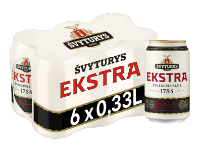Šviesusis alus ŠVYTURYS EKSTRA, 6 vnt., 1980 ml