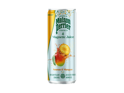 Gazuotas ananasų ir mangų gėrimas MAISON PERRIER, 250 ml
