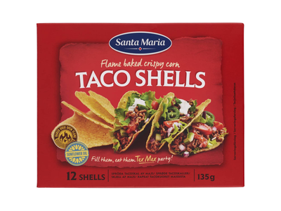 Kukurūzų krepšeliai TEX MEX, 12 vnt., 135g
