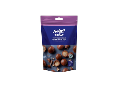 Sausainių rutuliukai SELGA, pieninio šokolado skonio, 120 g