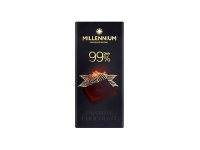 Juodasis šokoladas 99 % MILLENNIUM FAVORITE, 100 g