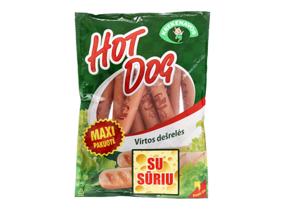 Virtos pien.dešr.su sūriu HOT-DOG, I r.,750 g