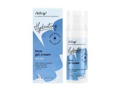 KILIG HYDRATING intensyviai drėkinantis gelinis kremas sausai veido odai 50 ml