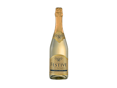 Gazuotas vaisių vyno gėrimas FESTIVE GOLD MOMENTS, 750 ml