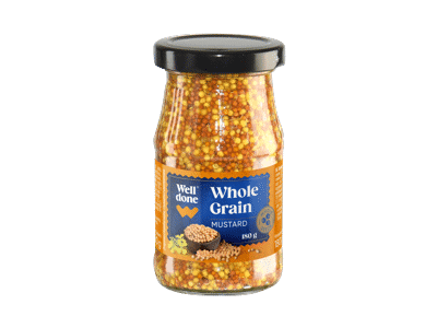 Grūdėtosios garstyčios WELL DONE, 180 g