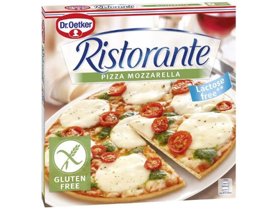 Šaldyta pica RISTORANTE Mozzarella gluten free, be laktozės, 370g