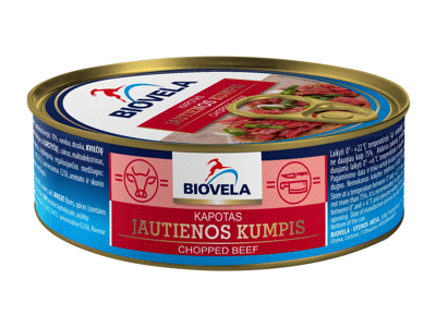 Kapotas jautienos kumpis BIOVELA, 240 g