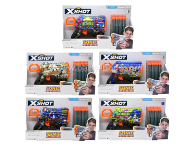 Žaisl.šautuv. XSHOT SONIC THE HED.,8vnt.