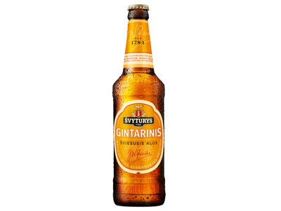 ŠVYTURIO švies. alus GINTARINIS, 4,6%, 0,5l