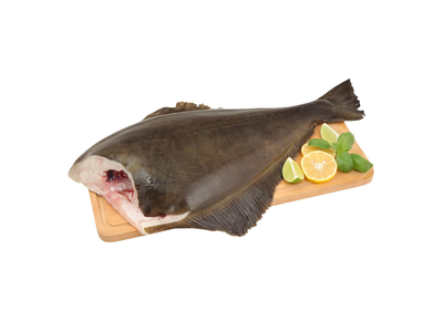 Atšild. juodasis paltusas be galv., skr., 1kg