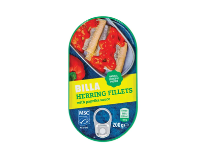 Silkių filė gabaliukai paprikų padaže ATLANTIDA, 200 g