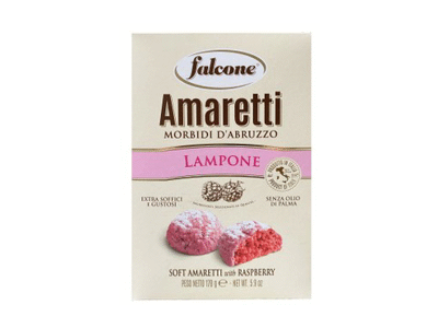Sausainiai AMARETTI su avietėmis, 170 g