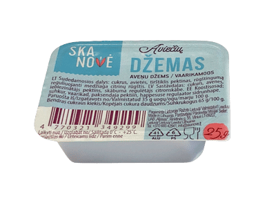 Aviečių džemas SKANOVĖ, 25 g