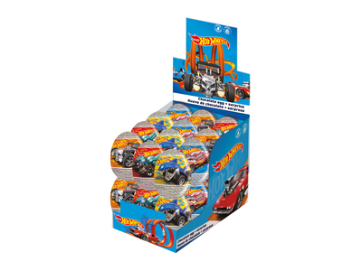 Šokoladinis kiaušinis HOT WHEELS, 20 g