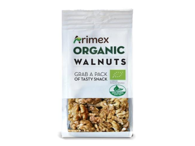 Ekologiški graikiniai riešutai Arimex Organic, 150 g, LT-EKO-001