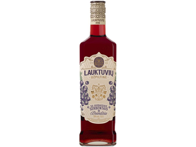LAUKTUVIŲ Juodųjų serbentų su brendžiu 0,5 l