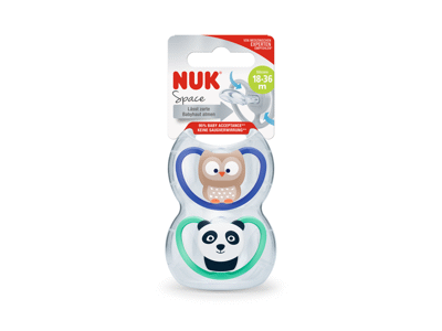 Čiulptukas NUK SPACE 3SI, 2 vnt.