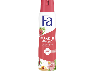 Purškiamas dezodorantas FA, Paradise Moment, 150 ml