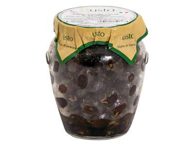 Juod. dž. alyvuogės su prieskon. GUSTO, 350 g