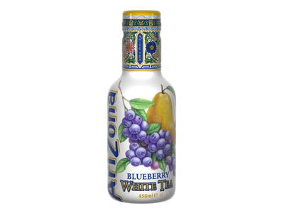 Baltosios arbatos gėrimas ARIZONA, mėlynių skonio, 450ml PET